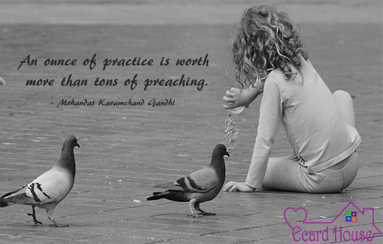 Practice over preaching